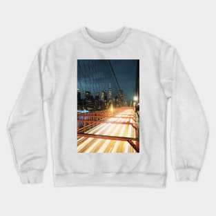 New York Light Trails Crewneck Sweatshirt